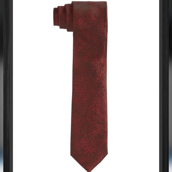 Alfani Marston Nano Paisley Tie - Picture 1 of 9